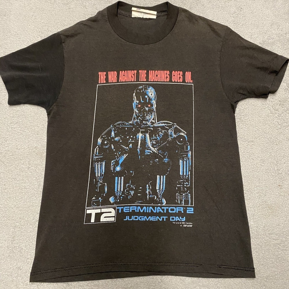 Vintage Terminator‎ 2 Promo T Shirt Youth 1991 Judgement Day T2 See Measurments